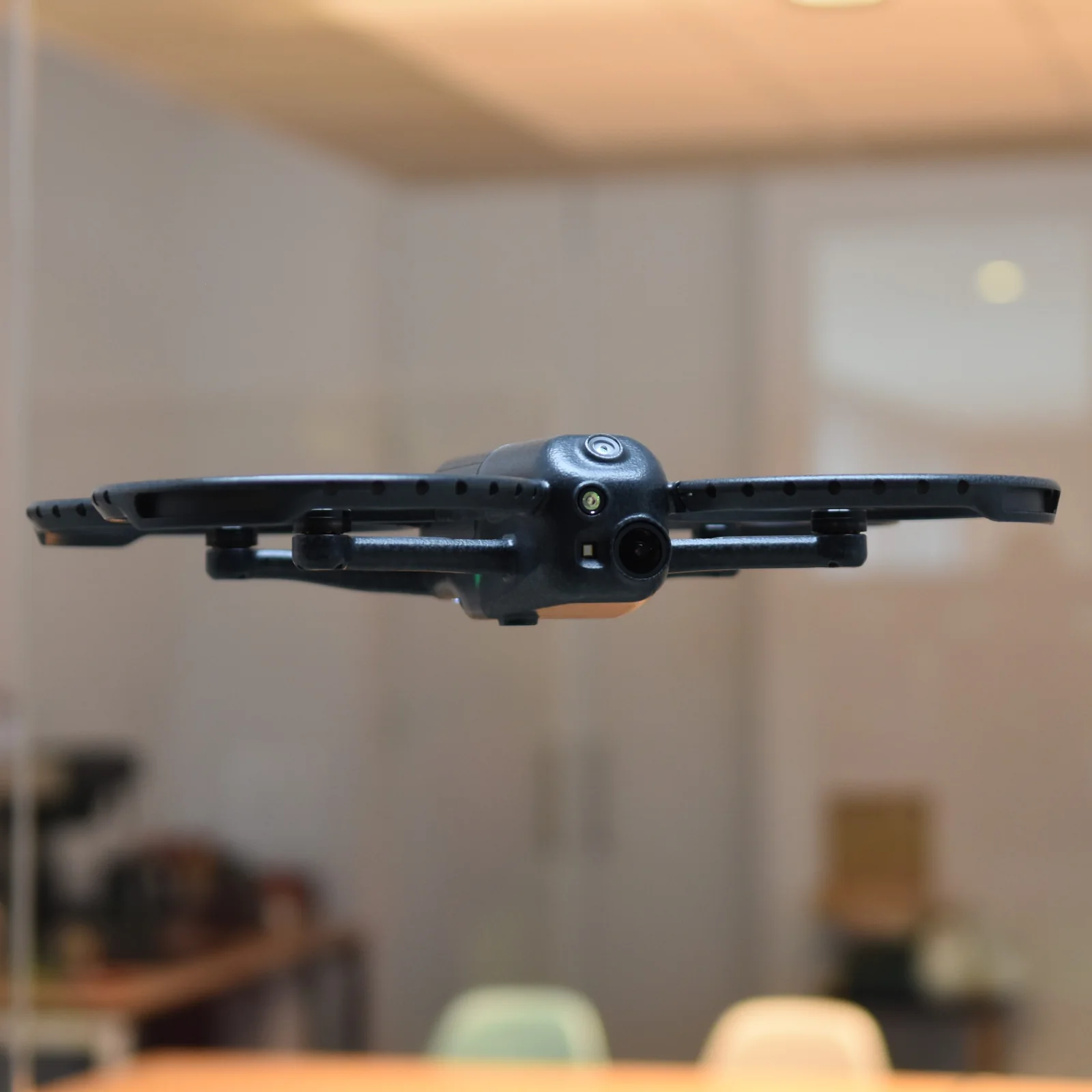 Corax flying in an indoor development environment